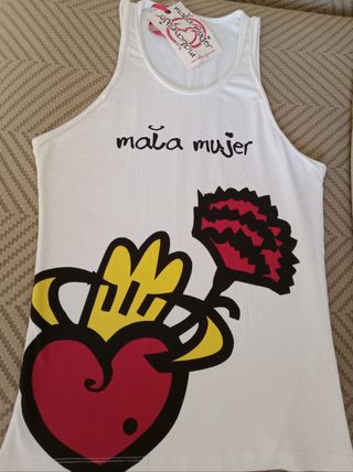 Camiseta tirantes Mala Mujer