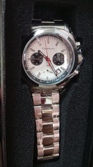 Reloj TYBERLEY cronógrafo plata