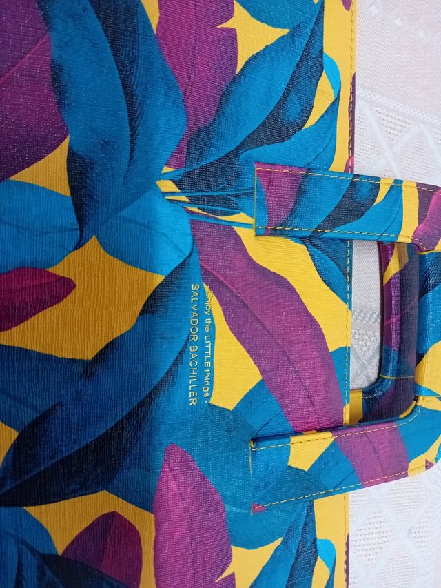 Cartera Salvador Bachiller estampada