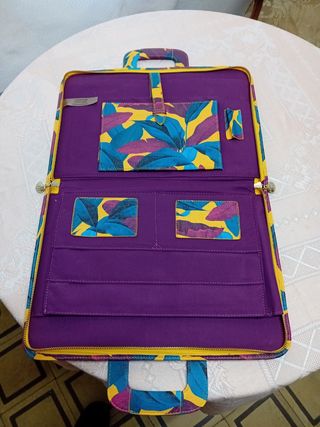 Cartera Salvador Bachiller estampada