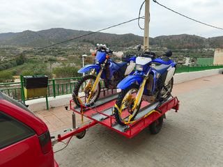 Remolque portamotos 2 motos