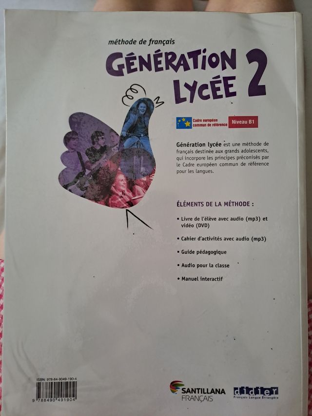 GENERATION LYCEE A2/B1 ELEVE+CD+DVD
