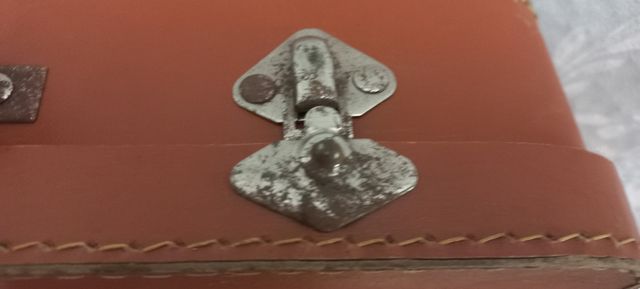 Antiguo maletín de cartón,cabás