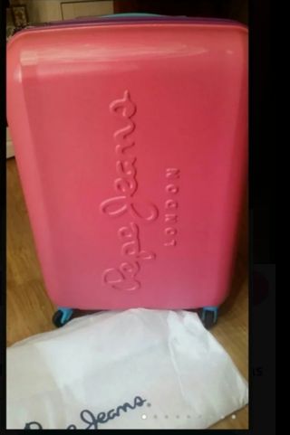 Maleta Pepe Jeans con dos mochilas cuerda a juego