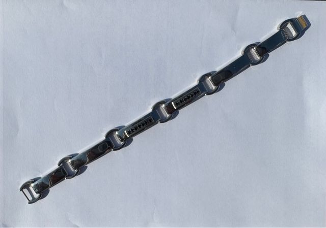 Bracciale uomo in acciaio inox – NUOVO mai usato