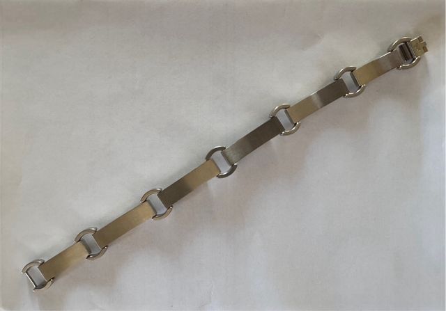 Bracciale uomo in acciaio inox – NUOVO mai usato