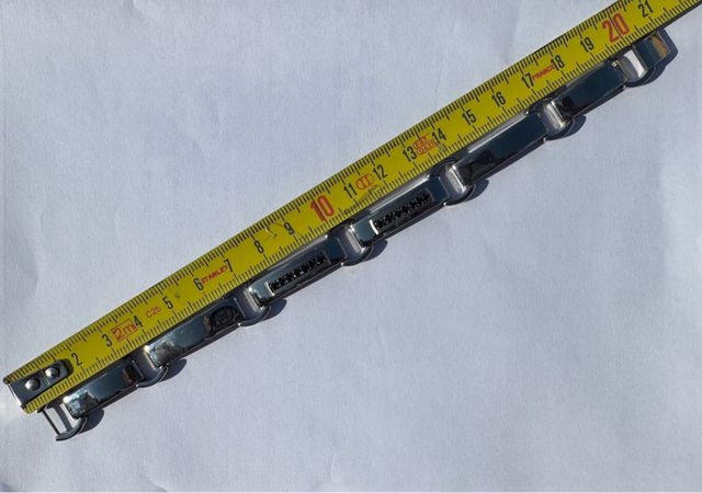 Bracciale uomo in acciaio inox – NUOVO mai usato