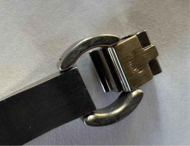 Bracciale uomo in acciaio inox – NUOVO mai usato