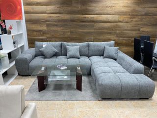 Esquinero gris - Sofá chaise longue