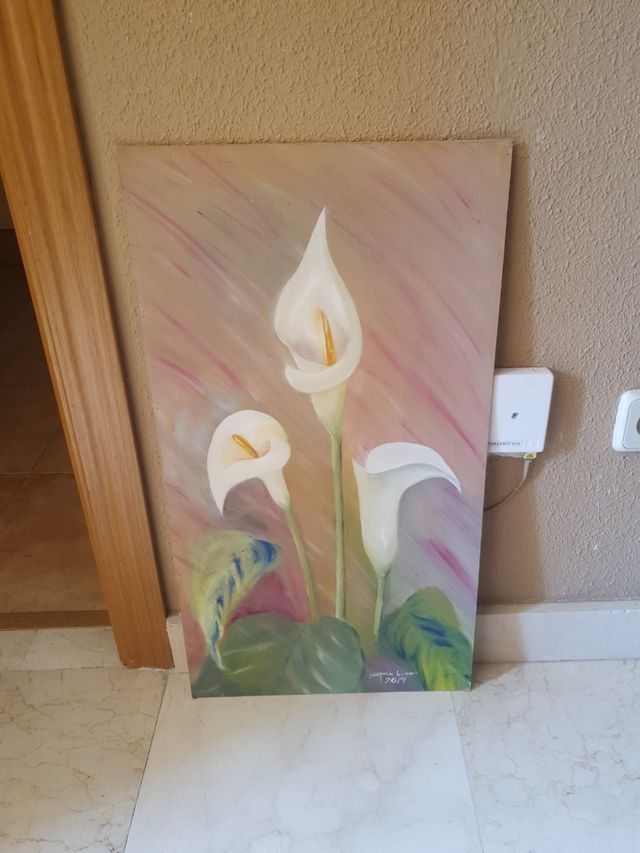 Cuadro Acuarela Flores 2017