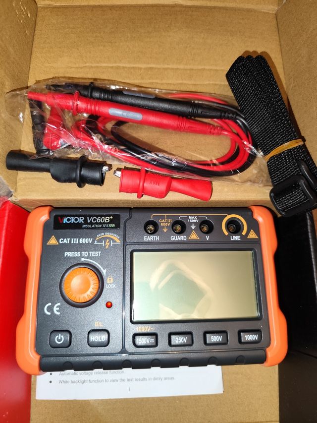 Tester, Probador Aislamiento VICTOR VC60B