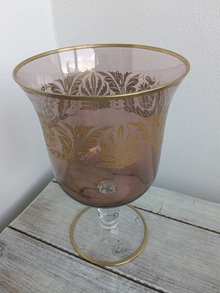 Coppa Murano vetro soffiato