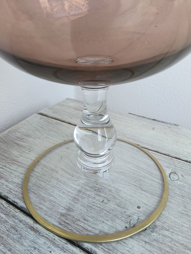 Coppa Murano vetro soffiato