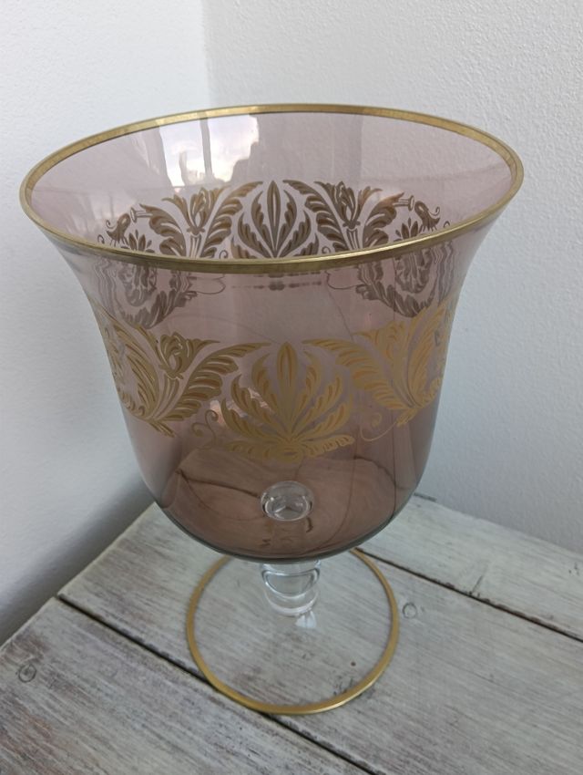 Coppa Murano vetro soffiato