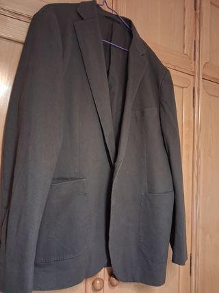 Americana negra caballero