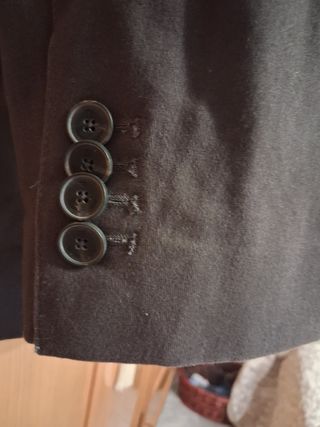 Americana negra caballero