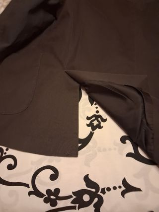 Americana negra caballero