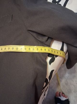 Americana negra caballero