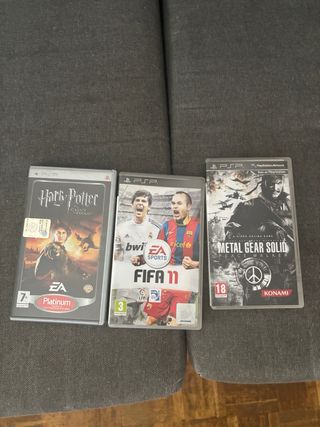 PSP: FIFA 11, Harry Potter, Metal Gear