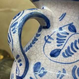 Jarra vintage | azul | Alfarería española