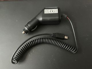 Cargador coche miniUSB 12-24V
