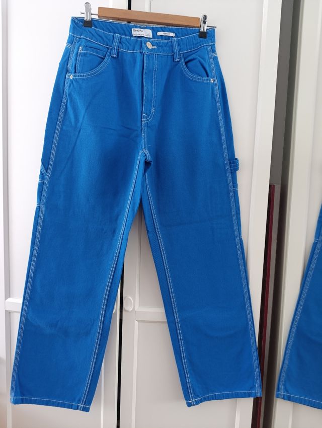 Pantalones Bershka azules