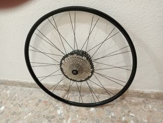 llanta 29,QR9 trasera, 12 Vel V disco 6, centrada