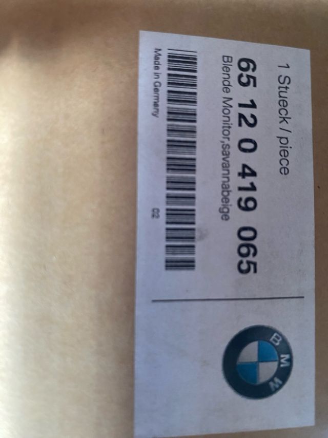 MOLDURA MONITOR BMW X5 E70 SAVANNABEIGE