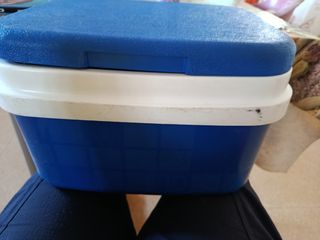 Nevera portátil azul