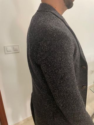 Abrigo EL GANSO gris talla 46