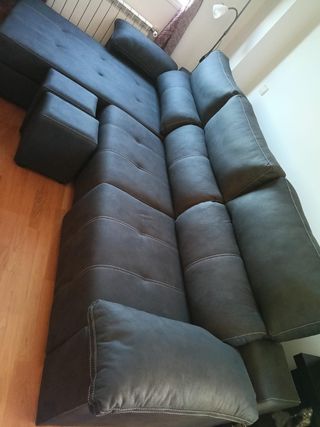 Sofá chaise motorizado financiado 110 €/mes