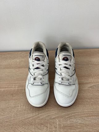 New Balance 550 - Zapatillas Blancas y Azules - 37