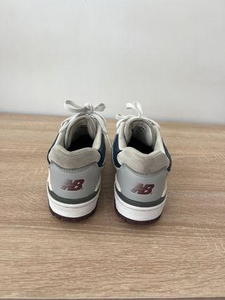 New Balance 550 - Zapatillas Blancas y Azules - 37
