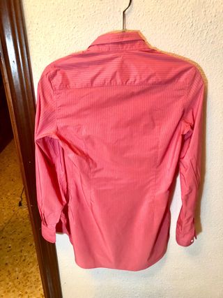 Blusa Massimo Dutti rosa rayas