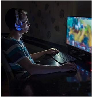 Cascos Gaming LED - Auriculares