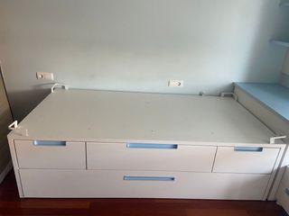 Muebles habitación juvenil - cama nido + escritori
