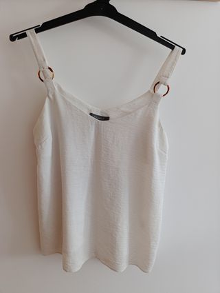 Blusa Primark blanca talla L