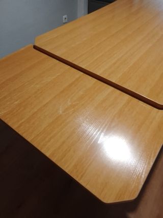 Mesa extensible madera - 6 sillas 