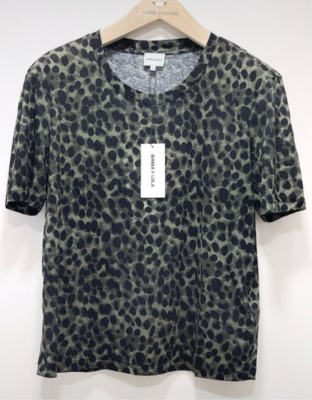 Camiseta Bimba y Lola animal print Talla L