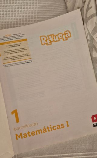 Matemáticas I. 1 Bachillerato. Revuela