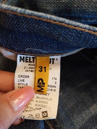 Jeans Meltin Pot vintage blu