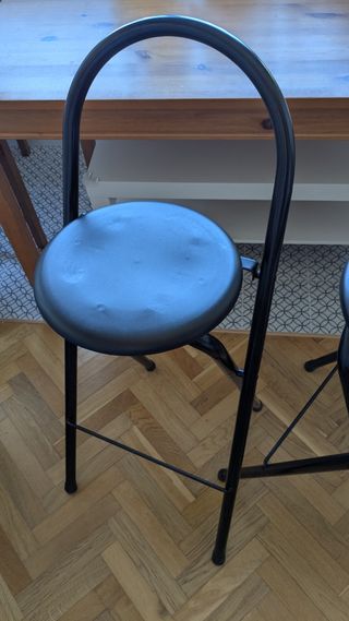 Sillas altas plegables - 2uds