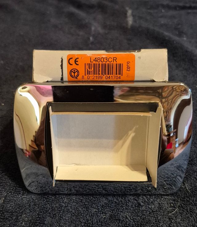 Placca BTicino Living Cromata