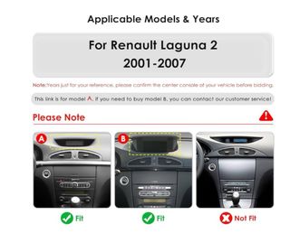 Radio Coche Android 14 Renault Laguna 2