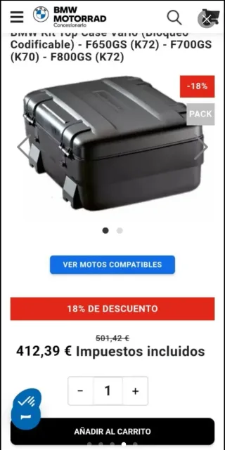 Top Case BMW GS Vario