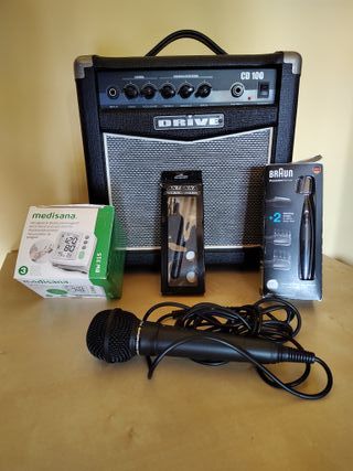 Pack: Amplificador, Micro, Tensiometro,etc