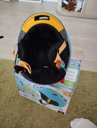 Casco Esquí Infantil Crivit S Azul y gafas