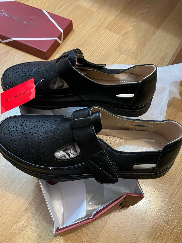 Zapatos Quattropassi negros