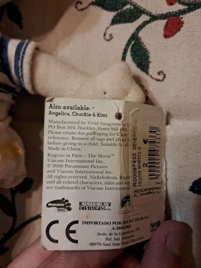 Peluches Rugrats París (1998)