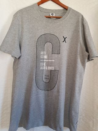Camiseta gris Jack&Jones